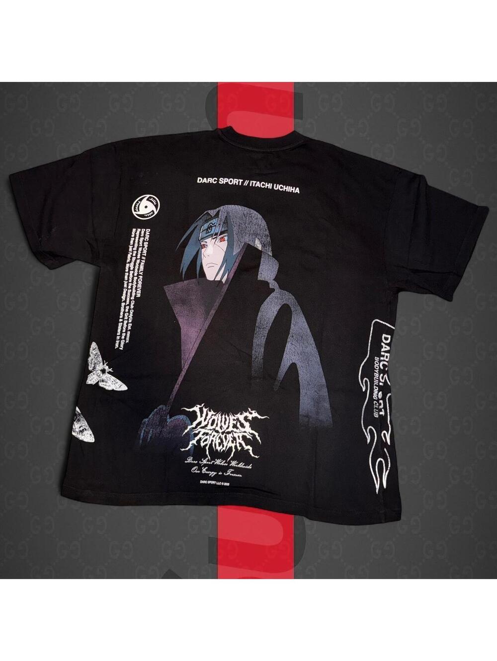 Darc Sport x Naruto Shippuden “Itachi Uchiha” Side By Side Tee